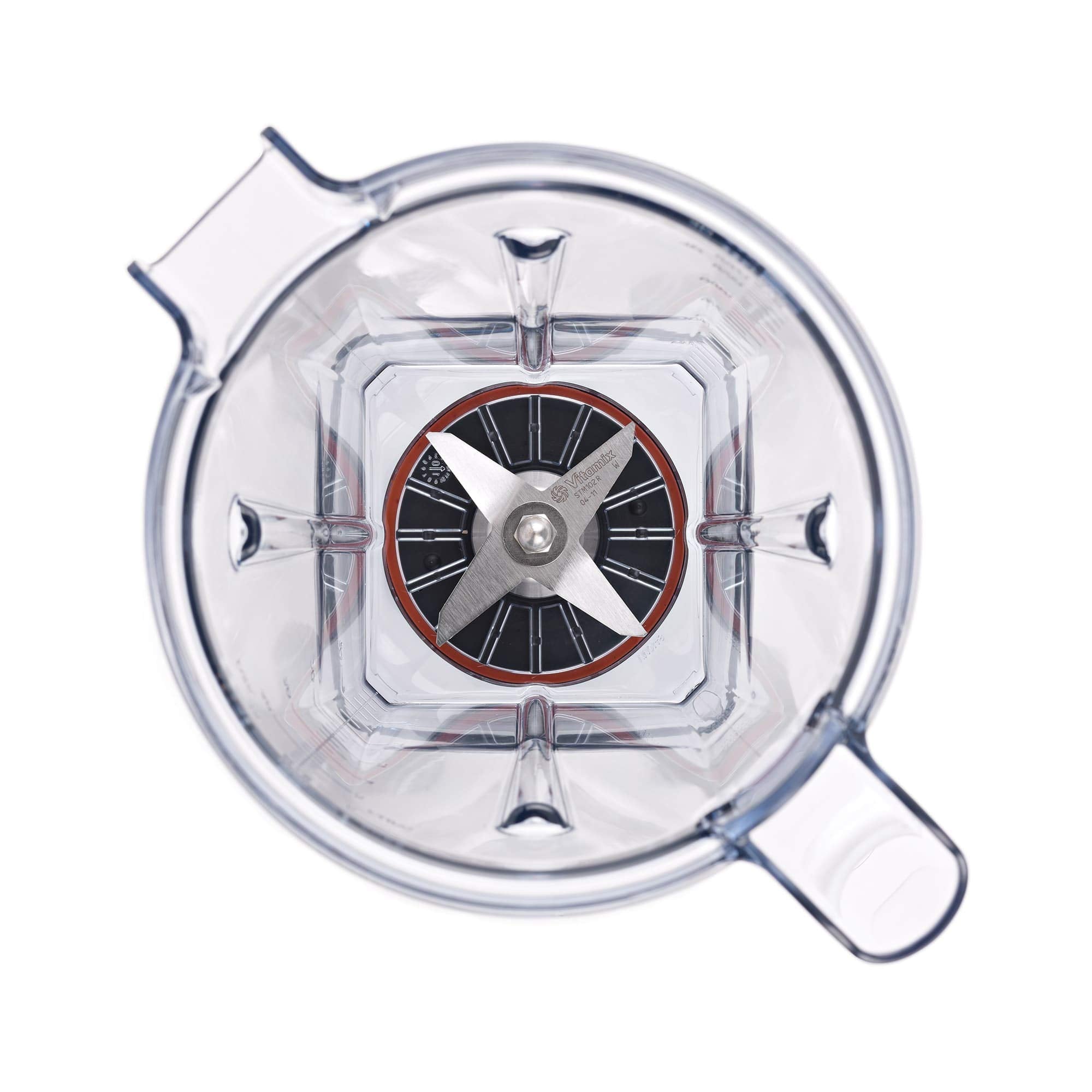 Vitamix close-up of stainless-steel blade assembly ensuring consistent blends