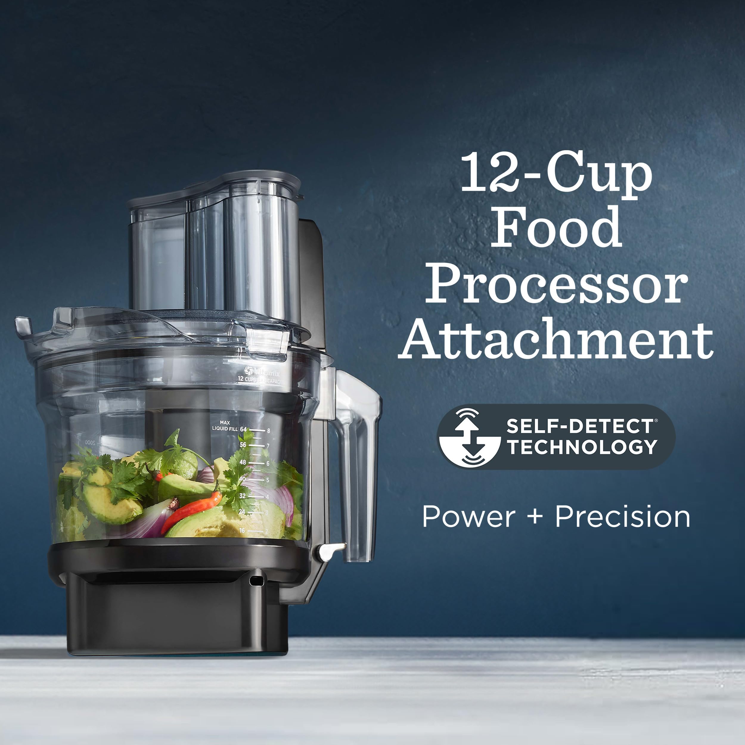 Vitamix multi-use blade close-up showing stainless steel durability