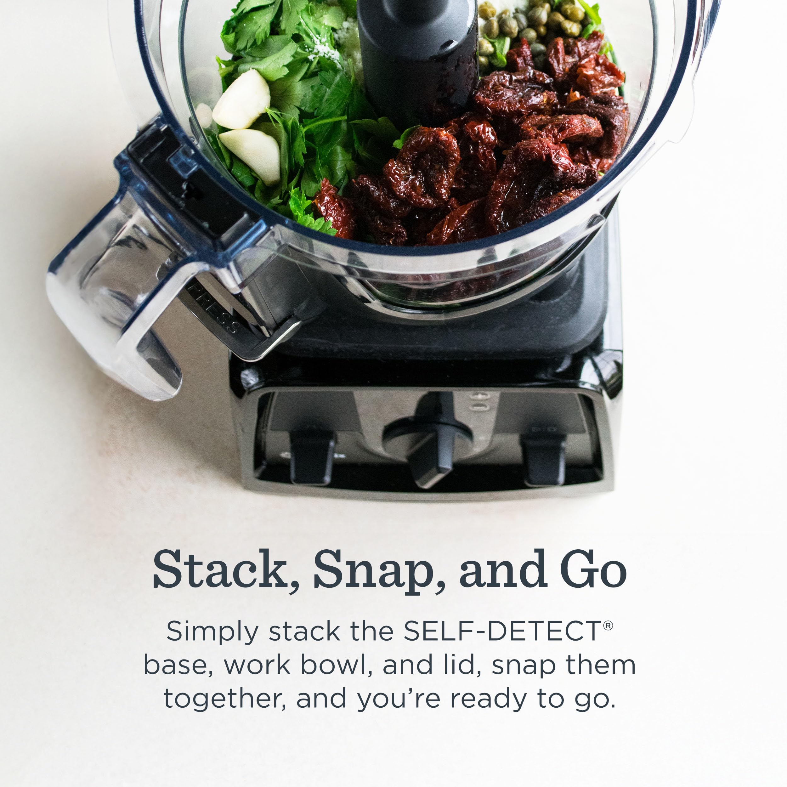 Vitamix stack and store disc case showing compact, protected storage