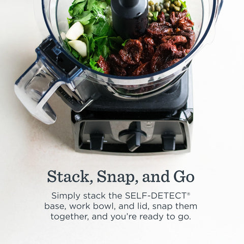 Vitamix stack and store disc case showing compact, protected storage