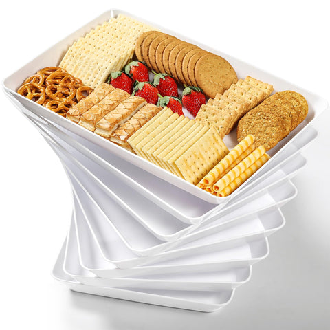 VITEVER front view of eight white trays showing neat packaging and immediate utility