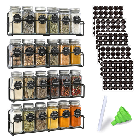 VITEVER spice rack beside a hand for scale, compact organizer for small kitchens