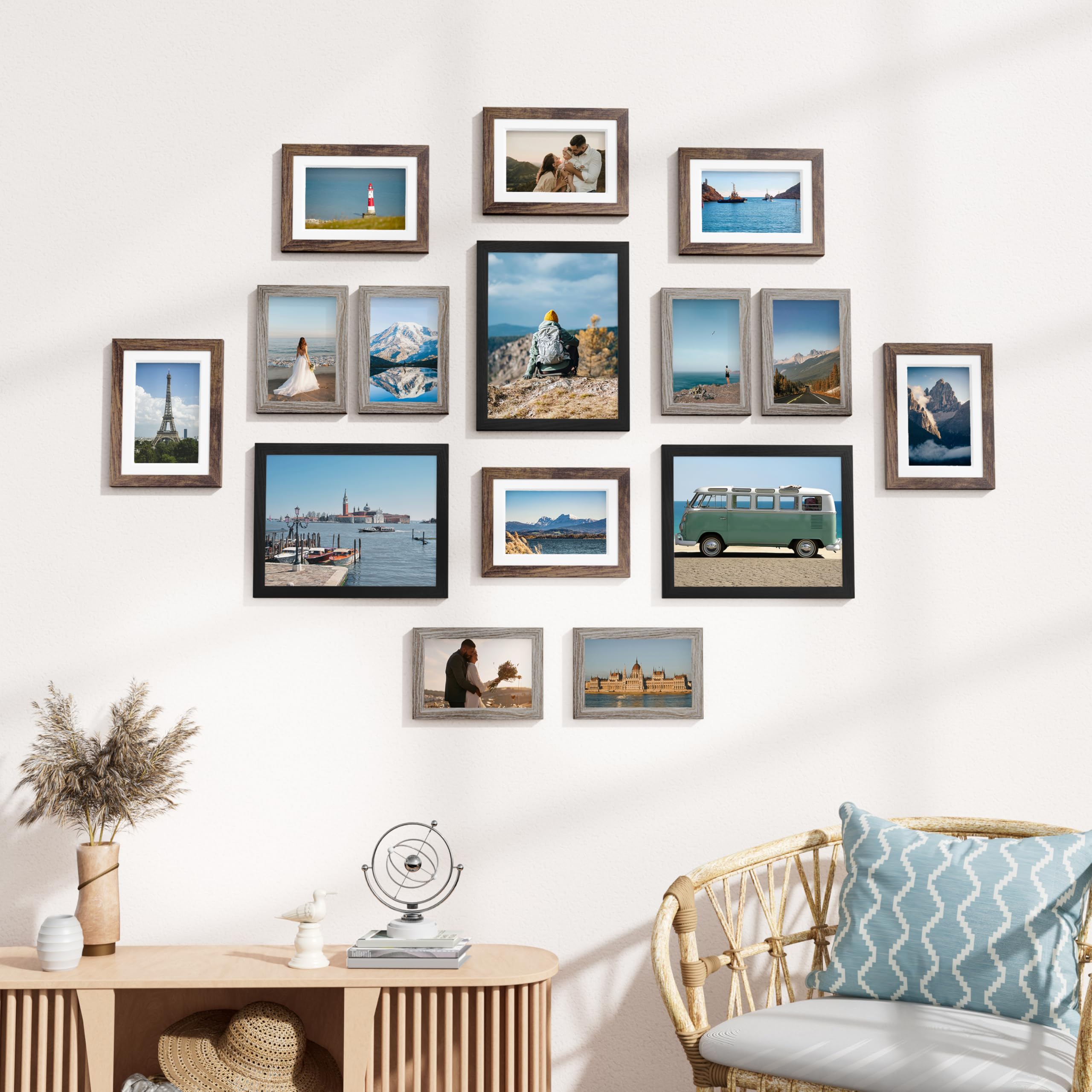 Vittanly matting detail showing acid-free border protecting photos