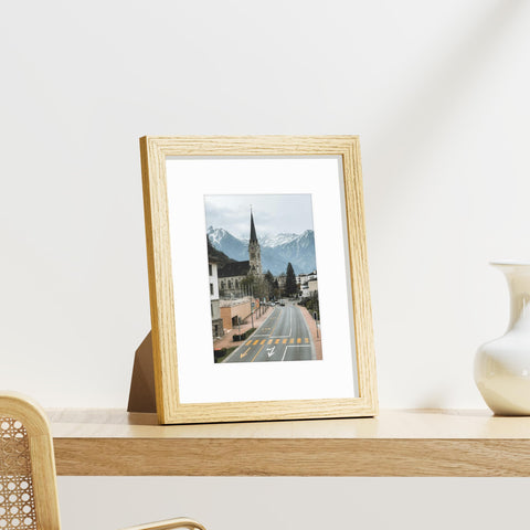 Vittanly tabletop frames on shelf illustrating easy display and decor versatility