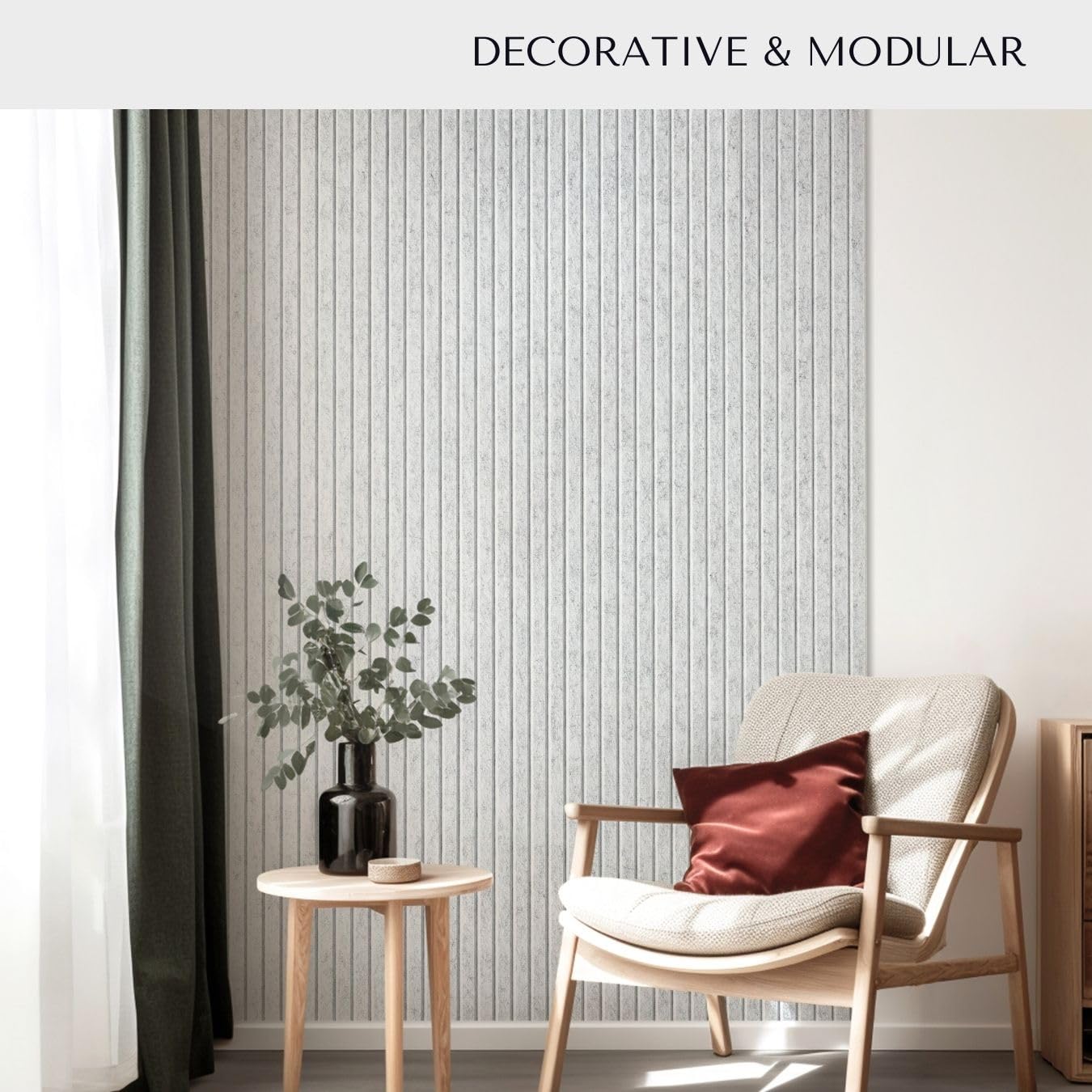 VIVELDA adhesive tab application close-up demonstrating damage-free mounting benefit