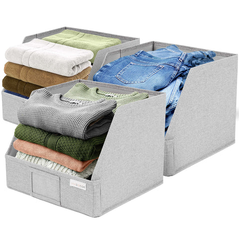 VIVIDECOR front view of trapezoid organizer showing open-front access and quick reach