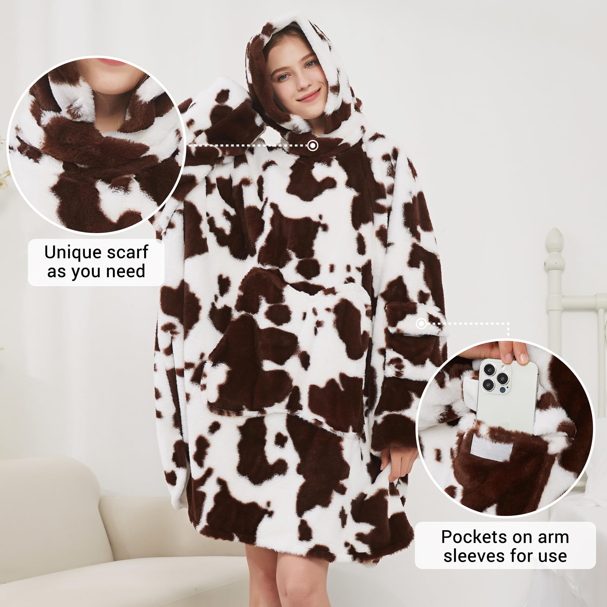 Viviland kangaroo pocket holding phone and snacks for hands-free convenience