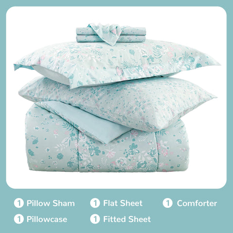 Viviland close-up of brushed microfiber comforter texture showing soft feel and durability