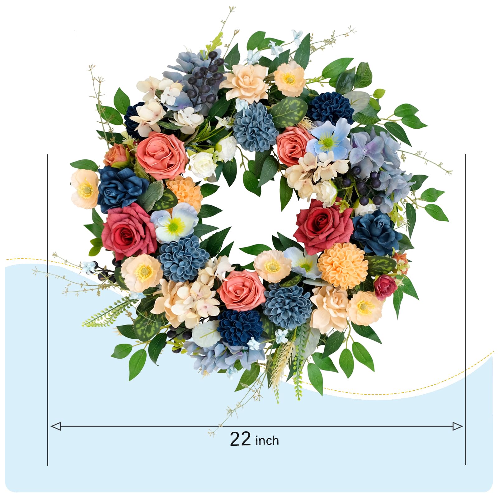 vivimemo close-up of blue and yellow roses highlighting realistic petal detail