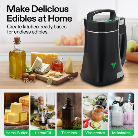 VIVOSUN on countertop next to utensils showing scale and compact kitchen fit