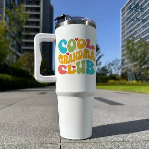 Vivulla68 tumbler held in hand to show ergonomic shape and comfortable grip