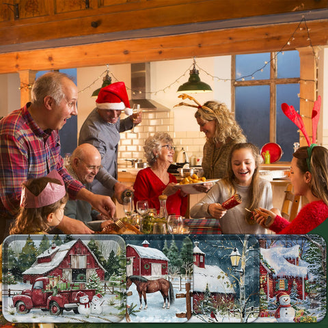 VIYNRAN tray with truck design holding candies to illustrate practical holiday use