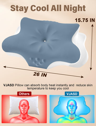 VJASD cooling cover zip detail revealing removable, washable convenience