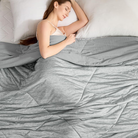 VK VK·LIVING front view king comforter showing full coverage and cool benefits