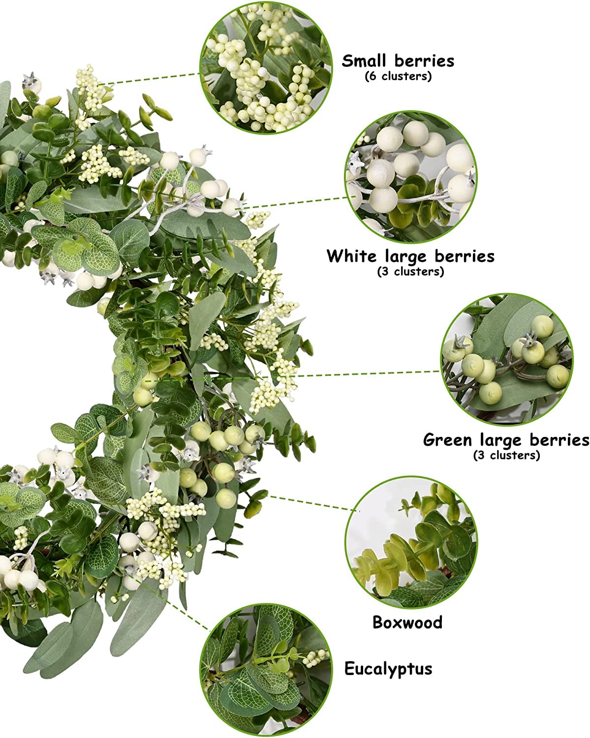 Vlorart berry cluster detail providing natural color contrast