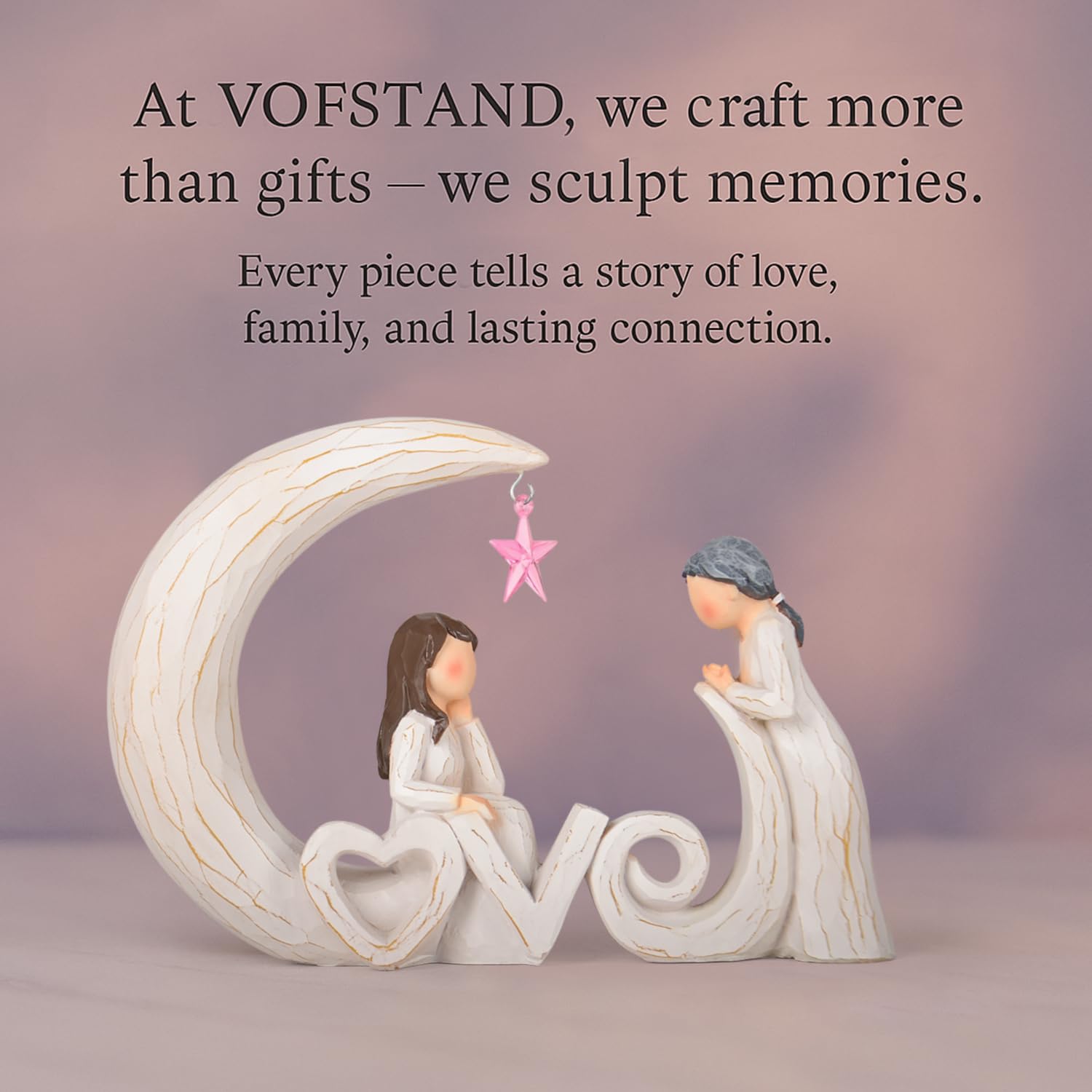 VOFSTAND styled on living room shelf adding warm decorative benefit