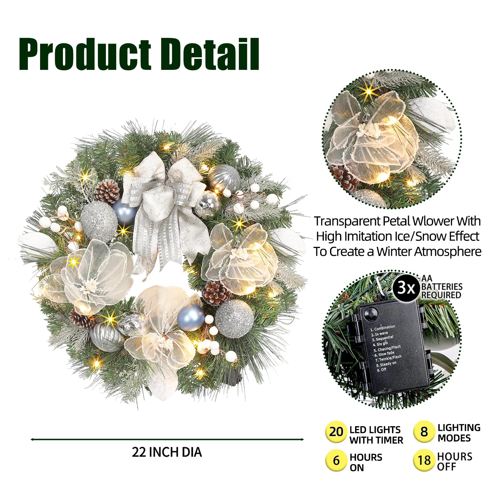 Vofuly battery compartment detail for easy cordless operation