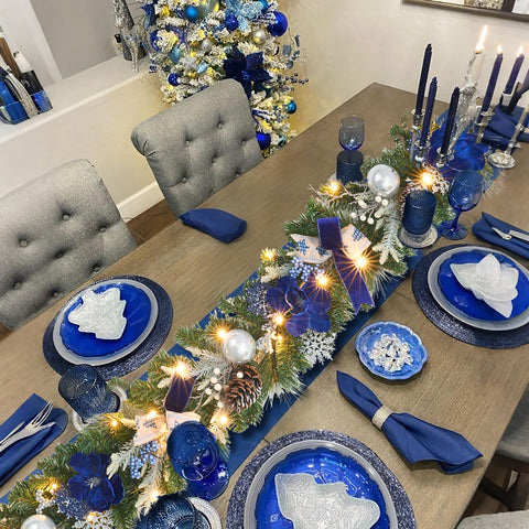 Vofuly garland on mantel creating cozy illuminated holiday ambiance