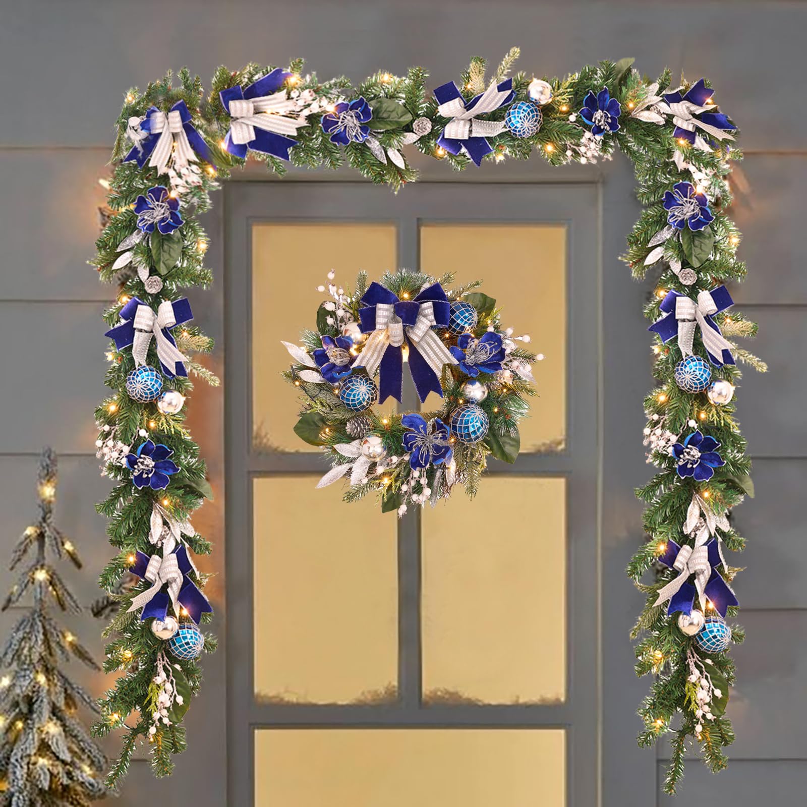 Vofuly styled as a tabletop centerpiece adding instant festive ambience