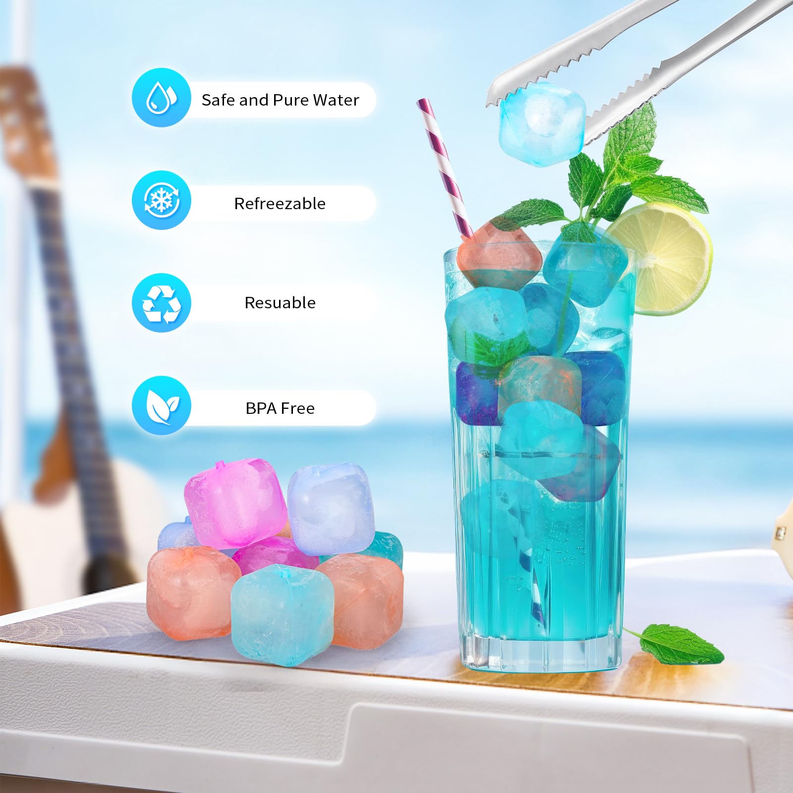 VOGVOG cubes in basin for cold therapy offering controlled cooling
