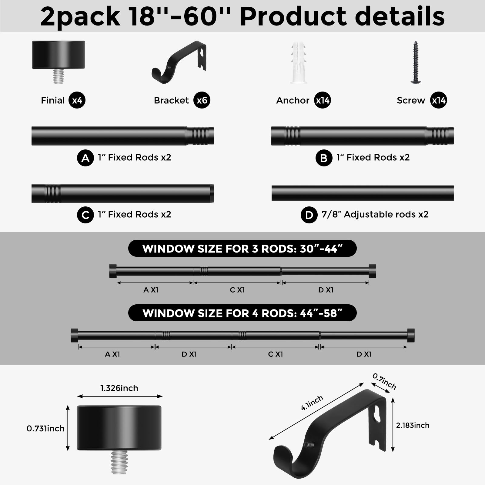 VOIIY packaged hardware and manual laid out to show included accessories for easy install