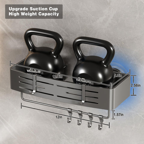 Voldra close-up of suction cup highlighting secure heavy-duty grip benefit