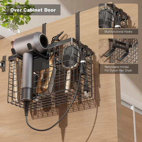 Voldra installed on a cabinet door illustrating space-saving benefit