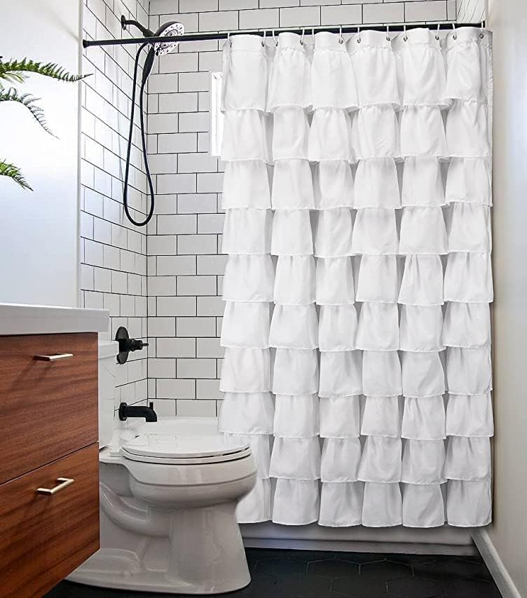 Volens top hem with included C-shaped hooks for easy installation and secure hang