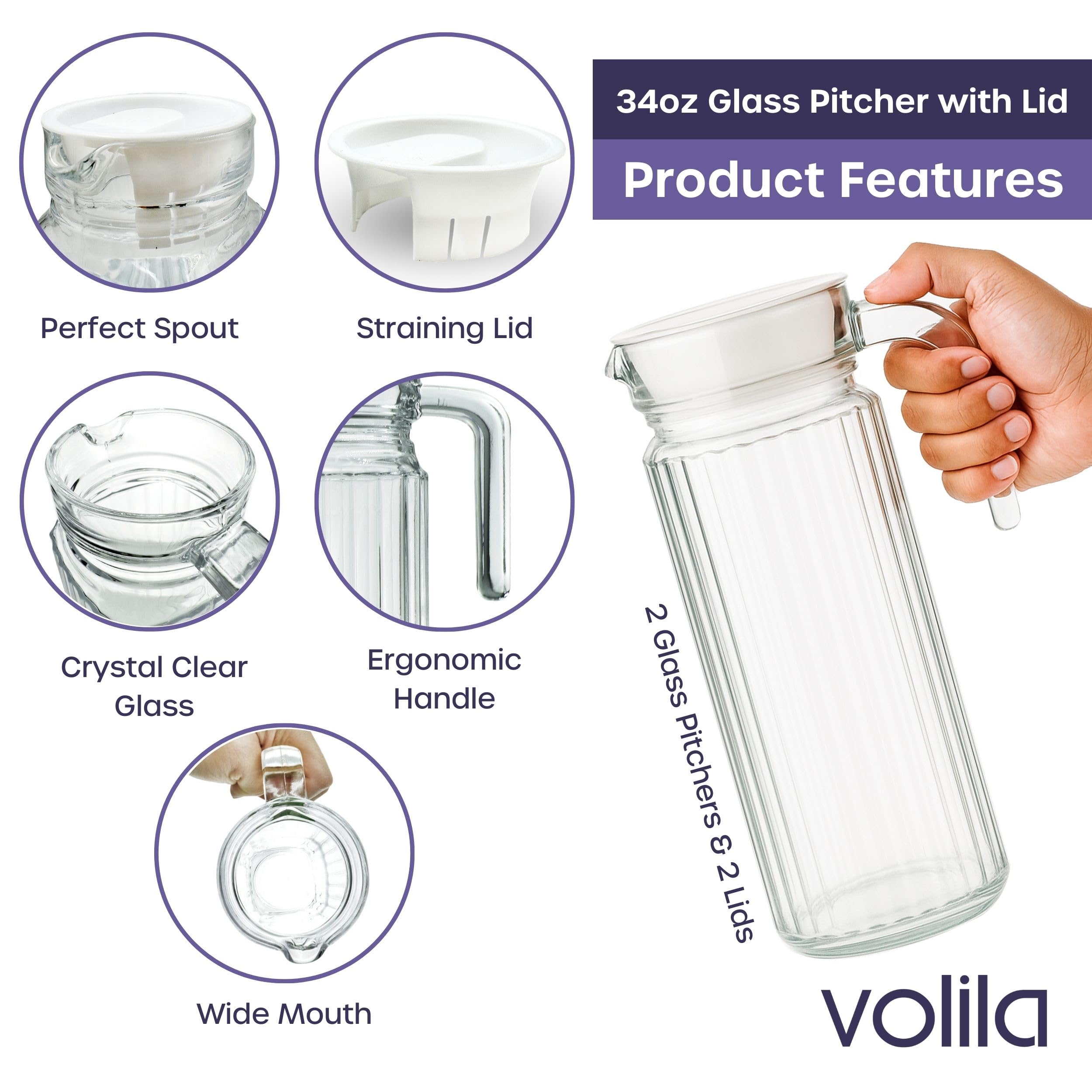volila lid and vented spout detail preventing drips and enabling controlled pour