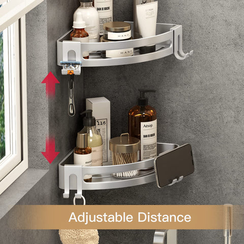 VOLPONE styled bathroom corner with plants and toiletries showing multifunctional use benefit
