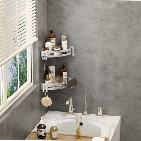 VOLPONE razor holder and removable hooks detail for organized grooming tools benefit