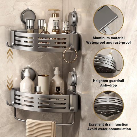 VOLPONE suction cup and hardware detail showing easy non-drill installation