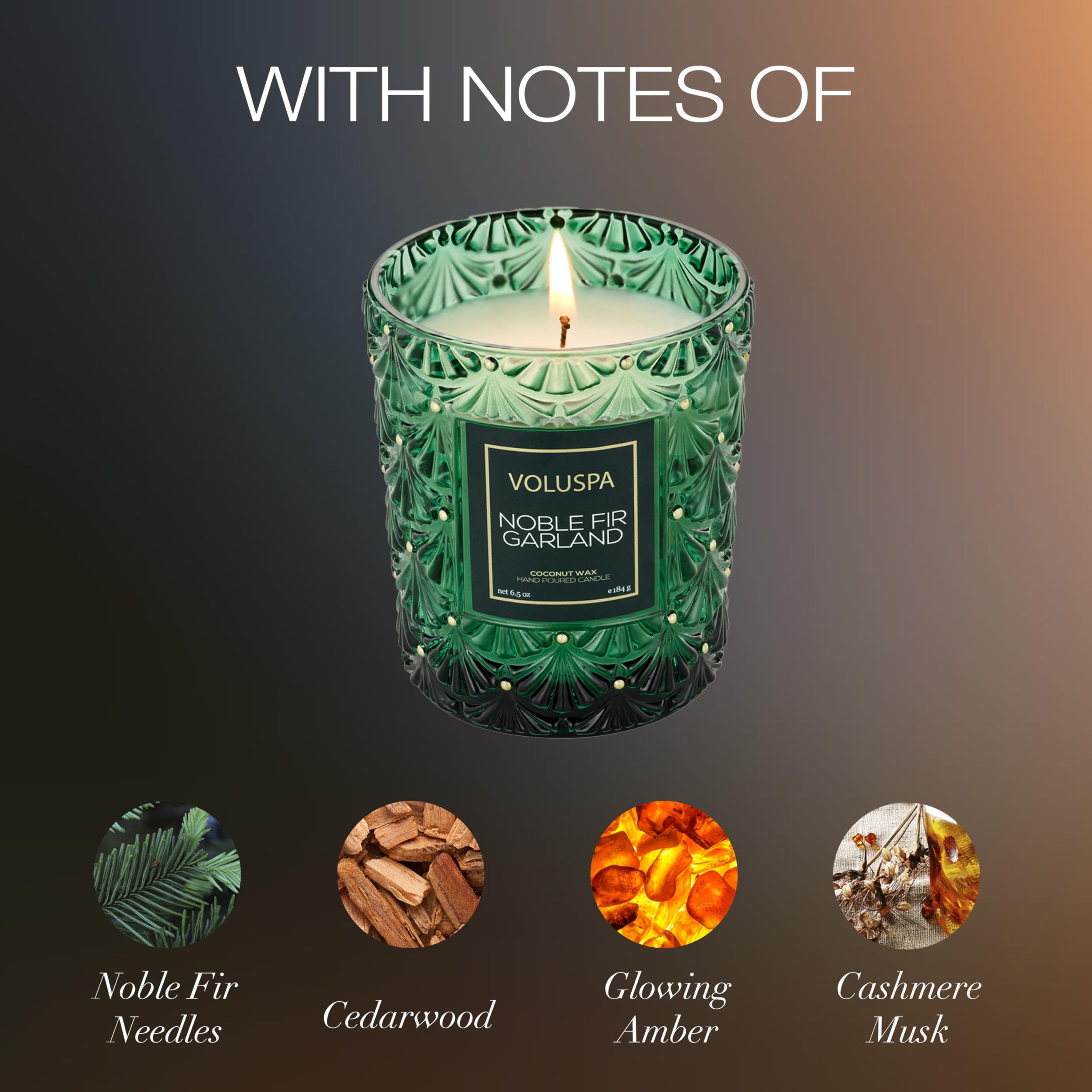 Voluspa wax melt texture close-up shows smooth coconut blend for clean burn