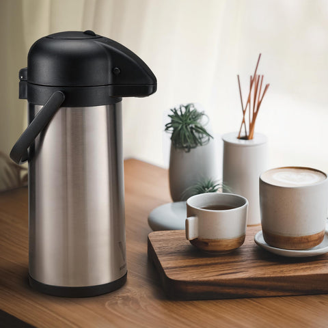 VONDIOR next to cups showing 102 oz capacity and fewer refills benefit