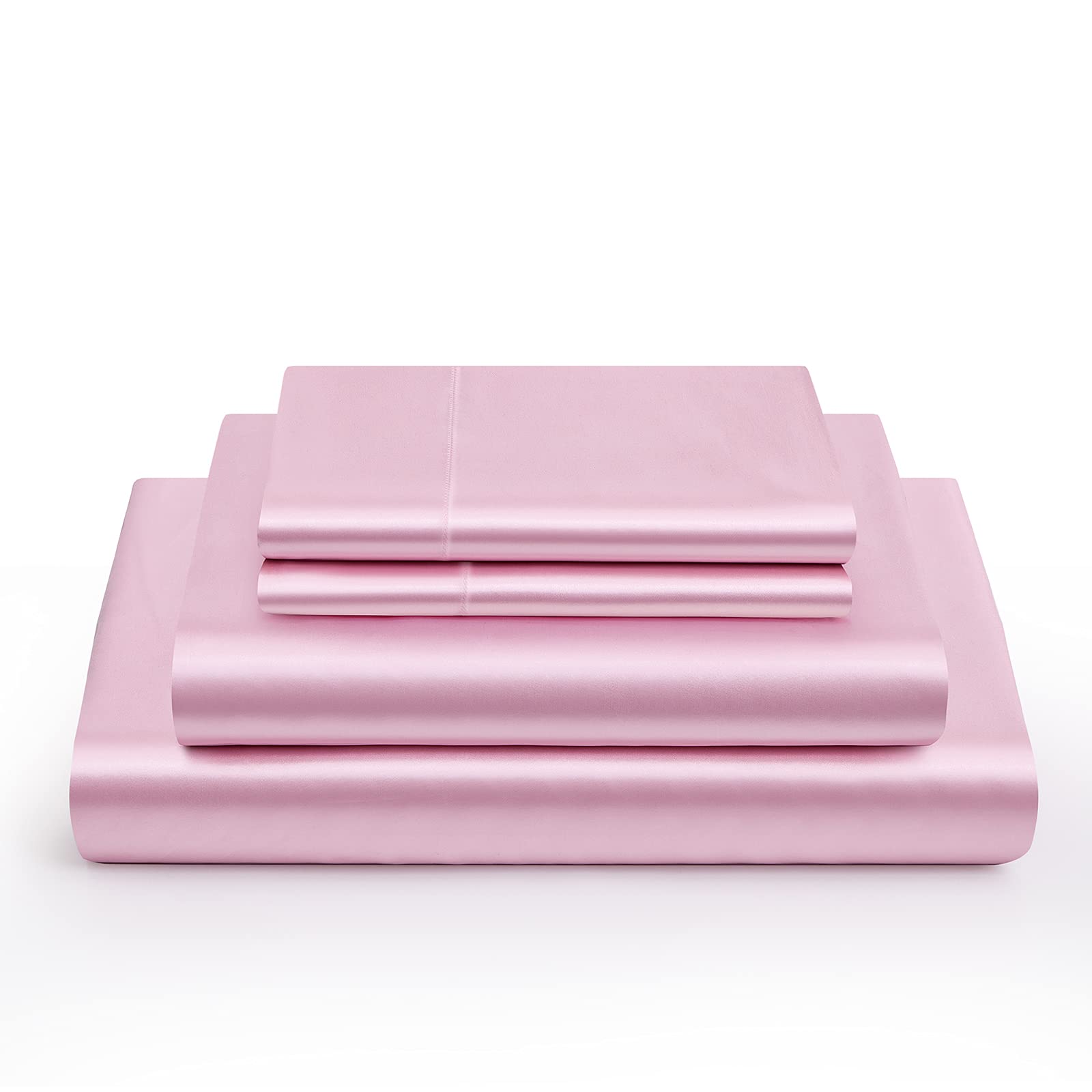 Vonty fitted sheet deep pocket detail demonstrating secure fit on thick mattresses