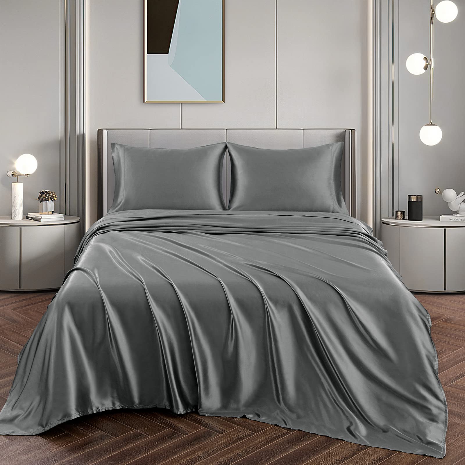 Vonty pillowcases styled on bed adding elegant look and smooth comfort