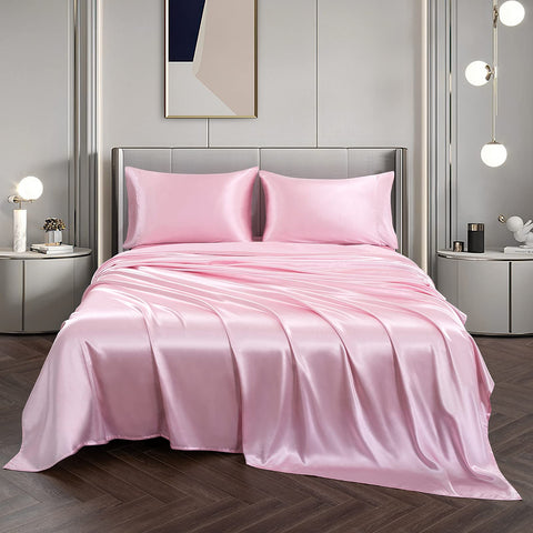Vonty two pillowcases neatly arranged offering gentle hair protection and style