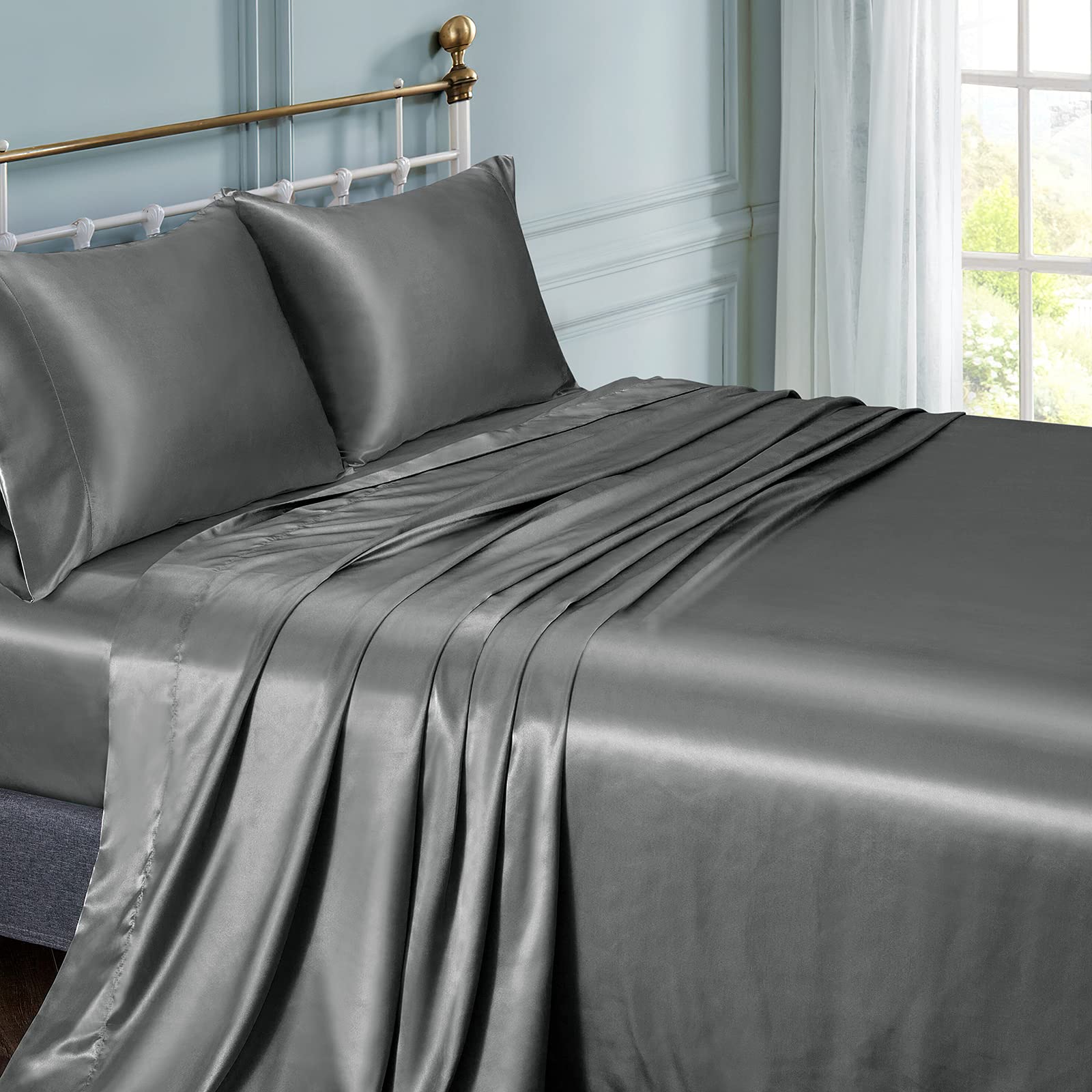 Vonty fitted sheet elastic detail illustrating secure corners and snug fit