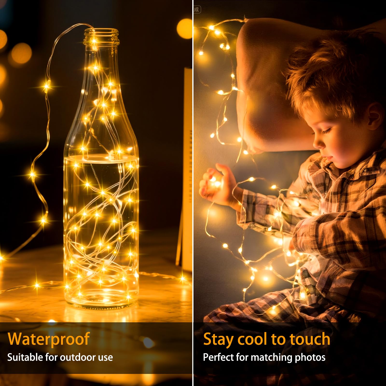 VOOKRY string lights on patio creating weather-resistant ambient lighting