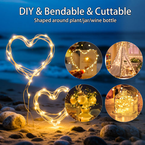 VOOKRY fairy lights in wedding centerpiece delivering elegant atmosphere