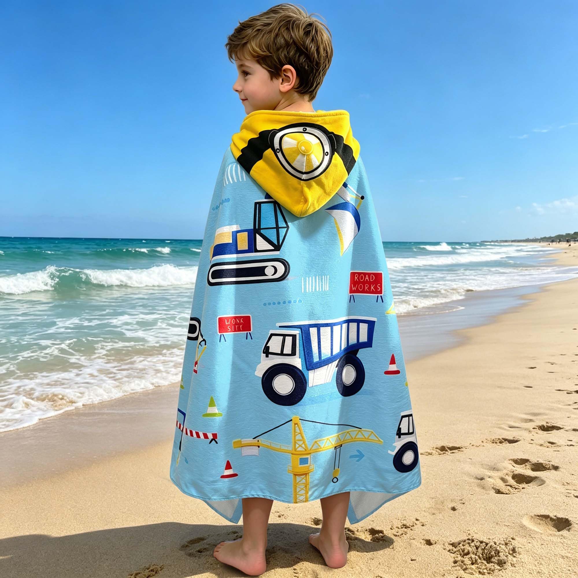 VOOVA & MOVAS neatly folded towel showing portability and easy packing