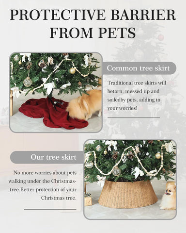 Voplintra assembled around artificial tree providing neat concealment and stable base