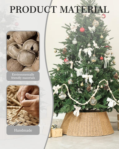 Voplintra size comparison beside ruler showing 28-inch fit for most artificial trees