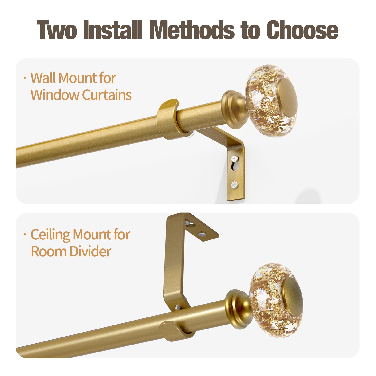 VOREFF telescoping rod extended demonstrating adjustable fit benefit