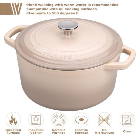 VORRINGARD enameled interior close-up highlighting nonstick surface and easy-clean benefit