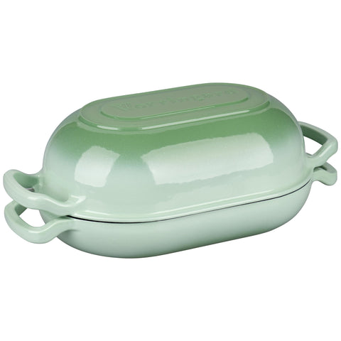 VORRINGARD styled on table serving bread to highlight oven-to-table presentation