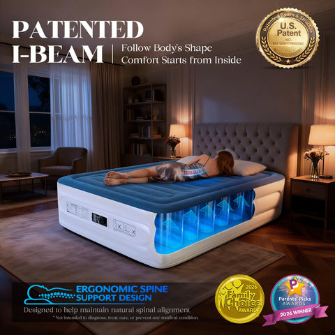VOSSER flocked top texture providing soft sleep surface and comfort