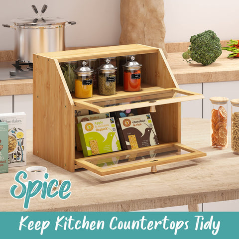 Vriccc on a kitchen countertop corner illustrating space-saving placement