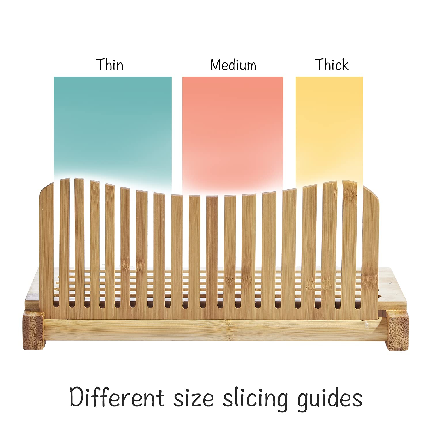 Vriccc next to a standard loaf to show scale and slice-size capability