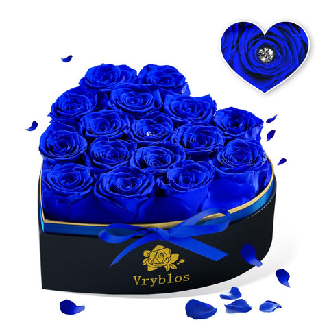 Vryblos heart box front view showing elegant presentation and instant gifting benefit